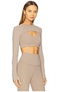view 2 of 4 BOLERO LEVE AMELIA in Latte