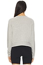 view 3 of 4 Brooks Fleece Long Sleeve Sweatshirt in Heather Grey