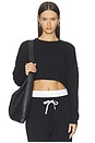 view 1 of 4 Noah Crop Sweatshirt in Black