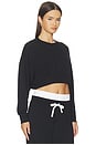view 2 of 4 Noah Crop Sweatshirt in Black