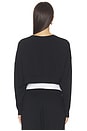 view 3 of 4 Noah Crop Sweatshirt in Black