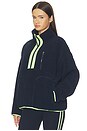 view 2 of 4 Reese Half Zip Pullover in Indigo & Limeade