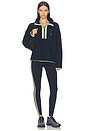 view 5 of 4 Reese Half Zip Pullover in Indigo & Limeade