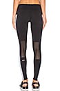view 3 of 4 Kyoto Legging in Black & Light Grey & Dark Heather Grey