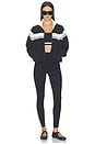 view 6 of 5 Morrison Track Jacket in Black & Creme
