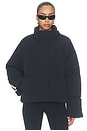 view 4 of 6 Maeve Puffer Jacket in Black & Creme