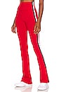 view 1 of 4 Raquel High Waist Flare Legging in Red, Off White, & Indigo