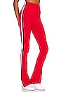view 2 of 4 Raquel High Waist Flare Legging in Red, Off White, & Indigo
