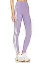 view 2 of 4 Ella Airweight Legging in Pale Lavender & White