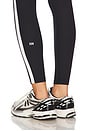 view 6 of 6 Clare High Waist Rigor 7/8 Legging in Black & White