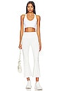 view 4 of 4 Raquel Crop Flare Pant in White