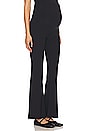 view 1 of 4 Raquel Airweight Maternity Flare Pant in Black