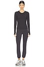 view 5 of 6 Icon Dual High Waist Airweight Legging in Graphite