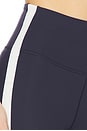 view 6 of 6 ЛЕГГИНСЫ С ВЫСОКИМ ПОЯСОМ CLARE HIGH WAIST in Indigo & White