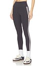 view 1 of 7 Ella High Waist Airweight Legging in Graphite & White