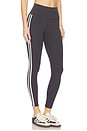 view 3 of 7 Ella High Waist Airweight Legging in Graphite & White