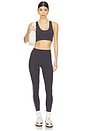view 6 of 7 Ella High Waist Airweight Legging in Graphite & White