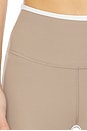 view 6 of 6 Sammy High Waist Rigor 7/8 Legging in Latte & Black