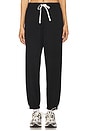 view 1 of 6 Andie Oversized Fleece Sweatpant in Black