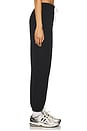 view 3 of 6 Andie Oversized Fleece Sweatpant in Black