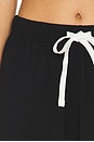 view 6 of 6 Andie Oversized Fleece Sweatpant in Black