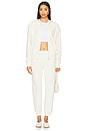 view 5 of 6 Rhys Velour Jogger in Creme