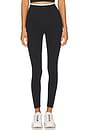 view 1 of 6 Dual High Waist Airweight 7/8 Legging in Black & White