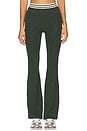 view 1 of 6 Raquel Active Rib Flare Legging in Heather Military