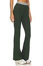 view 2 of 6 Raquel Active Rib Flare Legging in Heather Military