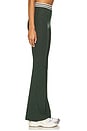 view 3 of 6 Raquel Active Rib Flare Legging in Heather Military