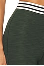 view 6 of 6 Raquel Active Rib Flare Legging in Heather Military