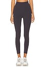 view 1 of 6 Air Weight Super High Waist 7/8 Legging in Graphite & White