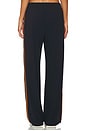 view 5 of 7 Luca Air Weight Stripe Trouser in Indigo & Honey