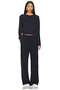 view 6 of 7 Luca Air Weight Stripe Trouser in Indigo & Honey