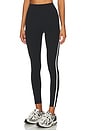 view 1 of 7 Amber Air Weight High Waist 7/8 Legging in Black & White