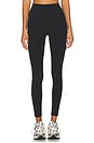 view 2 of 7 Amber Air Weight High Waist 7/8 Legging in Black & White