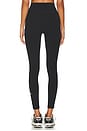 view 5 of 7 Amber Air Weight High Waist 7/8 Legging in Black & White