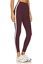 view 1 of 6 CLARE レギンス in Dark Cherry & Creme