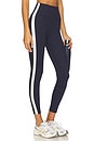 view 1 of 6 Clare High Waist Rigor 7/8 Legging in Indigo & Creme