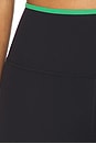 view 7 of 7 Easton Rigor High Waist 7/8 Legging in Black & Grass