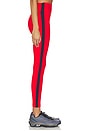view 4 of 7 Clare High Waist Rigor 7/8 Legging in Lotus Red & Indigo