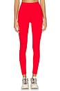 view 1 of 6 Sprint High Waist Rigor 7/8 Legging in Lotus Red