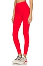 view 3 of 6 Sprint High Waist Rigor 7/8 Legging in Lotus Red