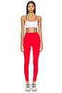 view 5 of 6 Sprint High Waist Rigor 7/8 Legging in Lotus Red