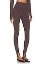 view 2 of 7 River High Waist Airweight Stirrup Legging in Dark Chocolate