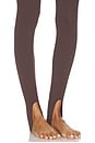 view 7 of 7 River High Waist Airweight Stirrup Legging in Dark Chocolate