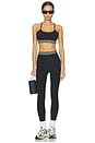 view 5 of 6 Bailey High Waist Active Rib 7/8 Legging in Black