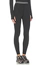 view 2 of 6 Bailey High Waist Active Rib 7/8 Legging in Heather Graphite