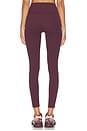 view 4 of 6 Mia Rigor Legging W/ Stripe in Dark Cherry & Indigo