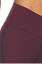 view 6 of 6 Mia Rigor Legging W/ Stripe in Dark Cherry & Indigo